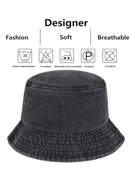 Mood Agenda 6200852143 Unisex Uv Korumalı Pamuklu Eskitme Bucket Şapka