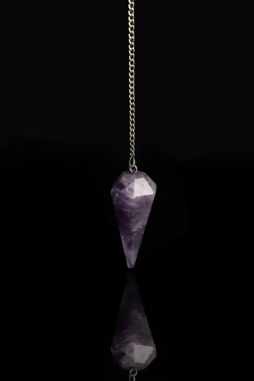 Moonstar Jewelry MSD5661 Ametist Pandül Sarkaç Aaa Kalite Doğal Taş