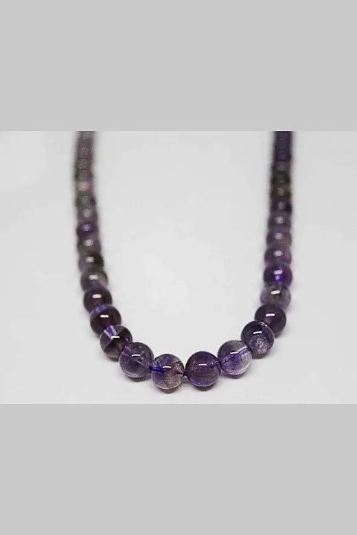 Moonstar Jewelry mYTM-8968 Ametist Taşı Dizi 8Mm