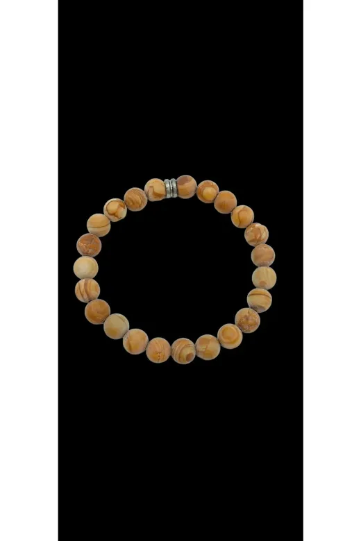 Moony Stone JSPRBLK Jasper Doğal Taş Bileklik