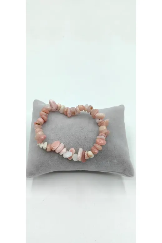Moony Stone PMBOPLKRKBLK Opal Kırık Taş Doğal Taş Kadın Bileklik