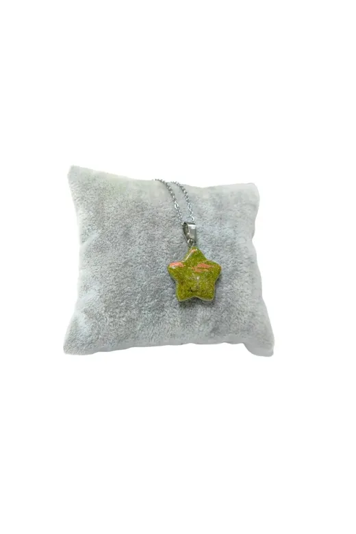 Moony Stone UNKTYLDZ Unakit Yıldız Doğal Taş Kadın Kolye