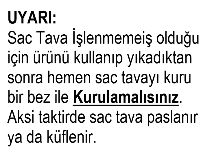 Mor Kayısı BKoLSiOkpq Güryan® Tahta Saplı Kavurma Sacı (40Cm)