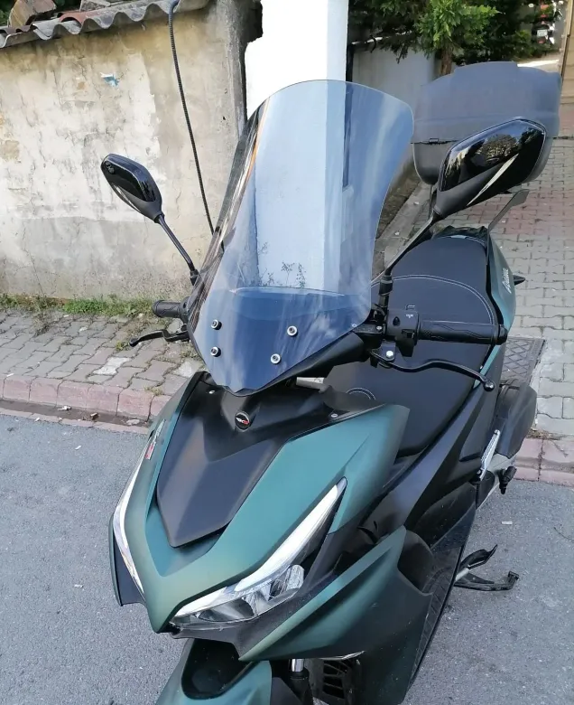 MOTOCAM Abush Benice A-150 Ön Cam 2023-2026 Model 54cm Füme Renkli