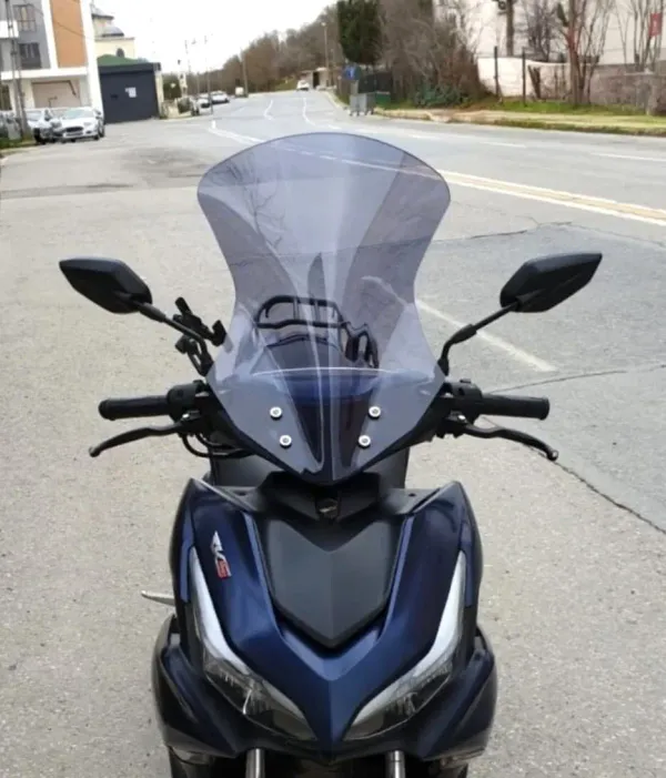 MOTOCAM Abush Benice A-150 Ön Cam 2023-2026 Model 54cm Füme Renkli Sportif Model
