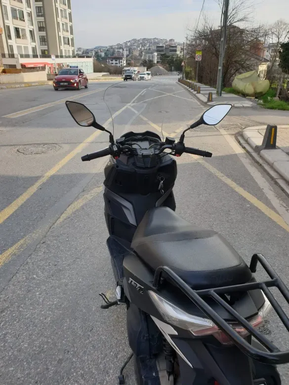 MOTOCAM SYM JET 14 125 Ön Cam 2017-2026 Model 74cm Şeffaf Renkli 4mm UZUN
