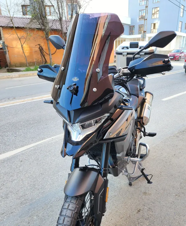 MOTOCAM Voge DS 300 Ön Cam 2021-2026 Model 55cm Siyah Renkli 4mm