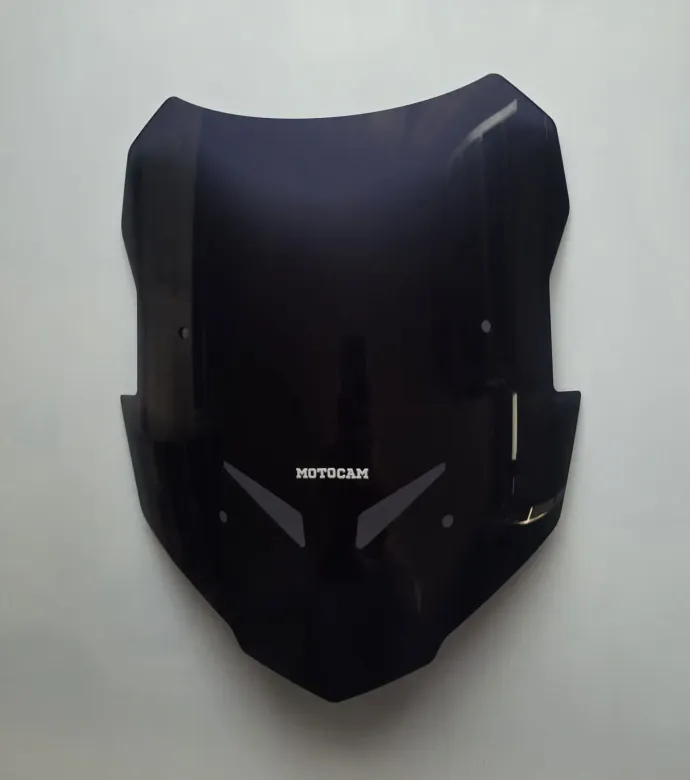 MOTOCAM Yamaha Tracer 900 Ön Cam 2023-2026 Model 39cm Siyah Renkli 4mm
