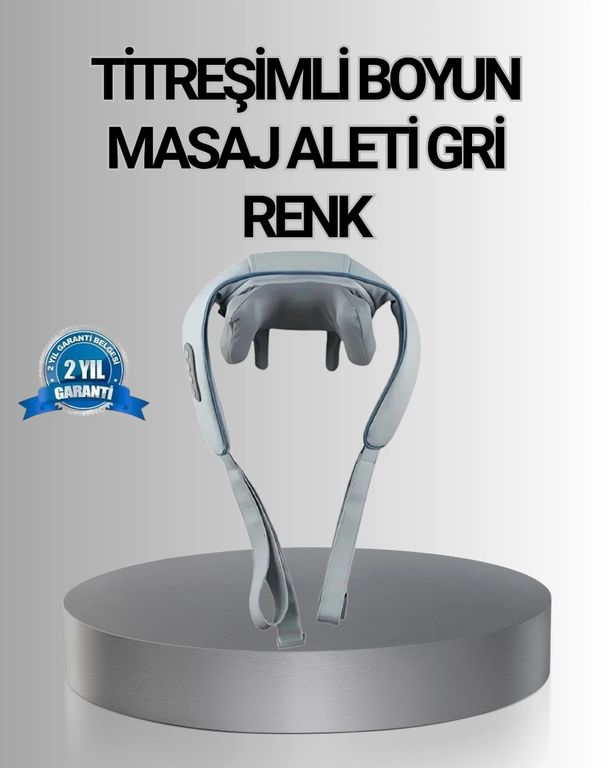 motto ticaret MEYTDXUCZZZVNB01MASAJALETİ-BLMY Mey İthalat Titreşimli Boyun Masaj Cihazı Isı Terapili Şarjlı Vnb-01 Ergonomik U Tasarım Çok Renkli