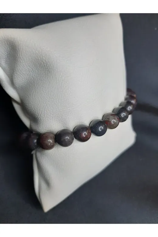 MRYart KM000000394 Kızıl Kaplan Gözü Doğaltaş Bileklik Tarz Ürün Unisex