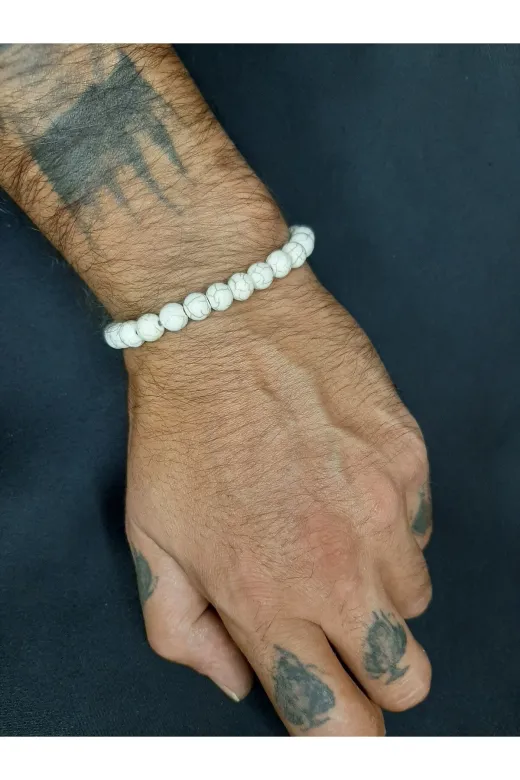 MRYart KM00000456 Doğal Taş Havlit Bileklik Unisex