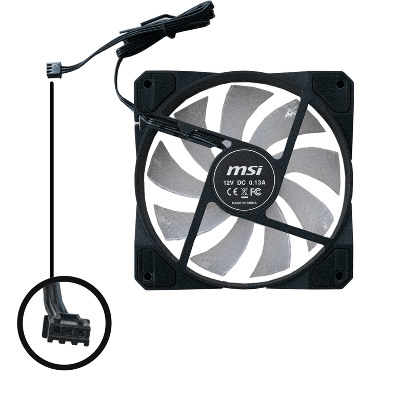 MSI 120mm 12X12 RGB Kasa Fanı
