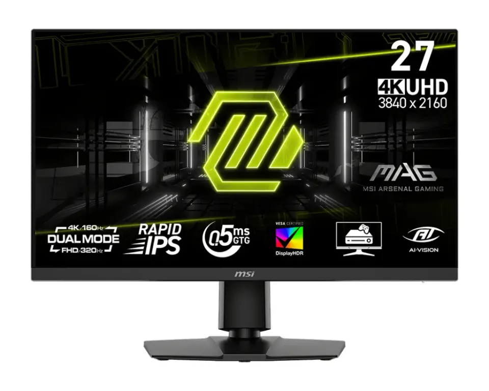 MSI MAG 272URDF E16 27" 4K 160Hz / FHD 320Hz Gaming Monitör