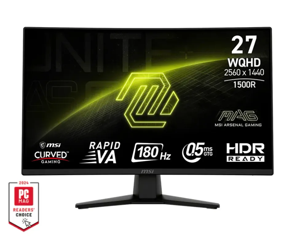 MSI MAG 274CQF 27" WQHD 180 Hz Curved Gaming Monitör