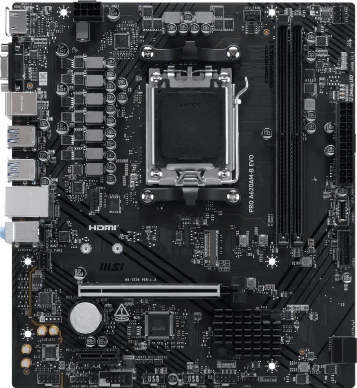 MSI Pro A620AM-B Evo AM5 Anakart