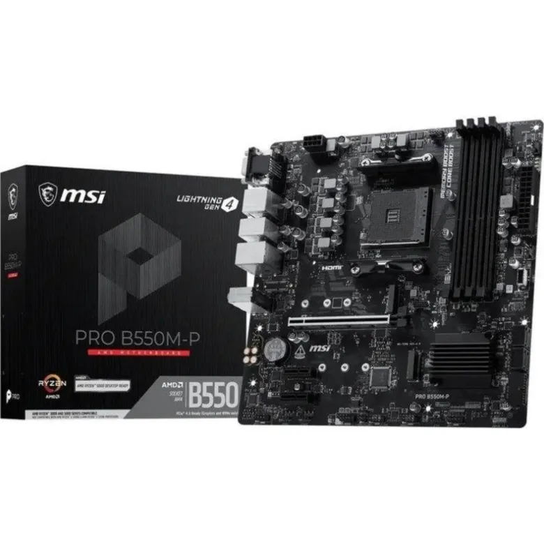 MSI PRO B550M-P AM4 AMD Micro ATX Anakart