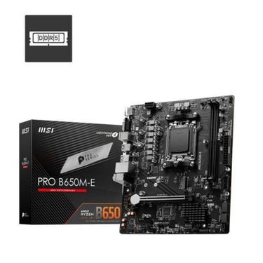 MSI Pro B650M-E DDR5 AM5 Anakart (VGA, HDMI)