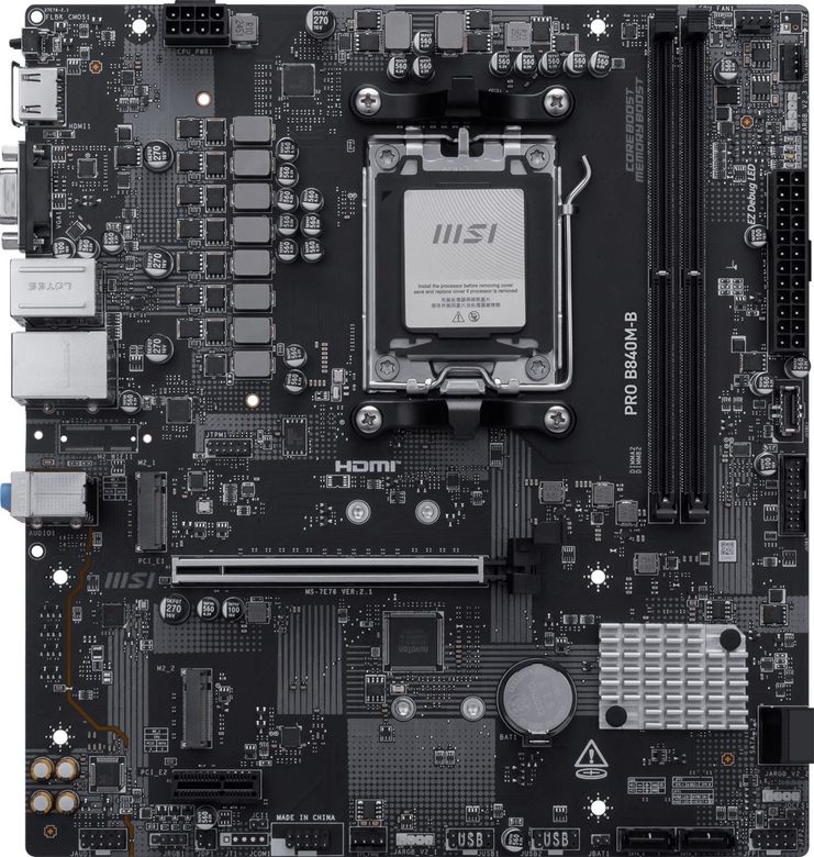 MSI Pro B840M-B AM5 Anakart