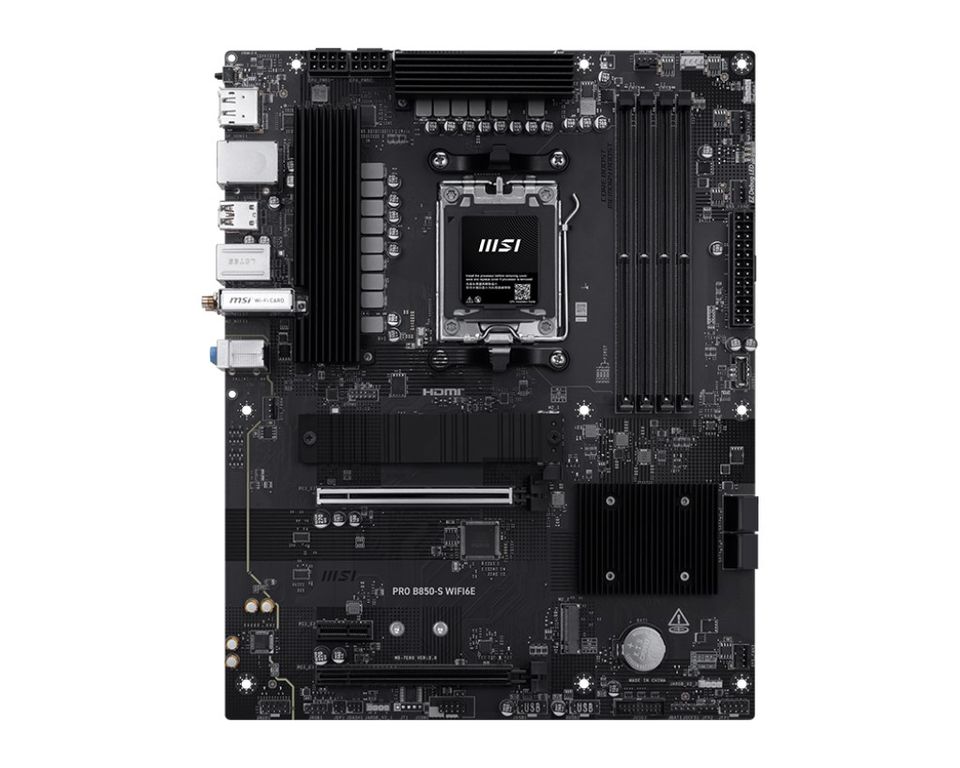 MSI Pro B850-S Wi-Fi 6E AM5 Anakart
