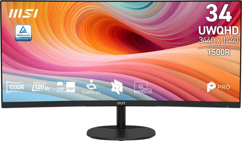 MSI PRO MP341CQ E12 34 inç UltraWide QHD Monitör