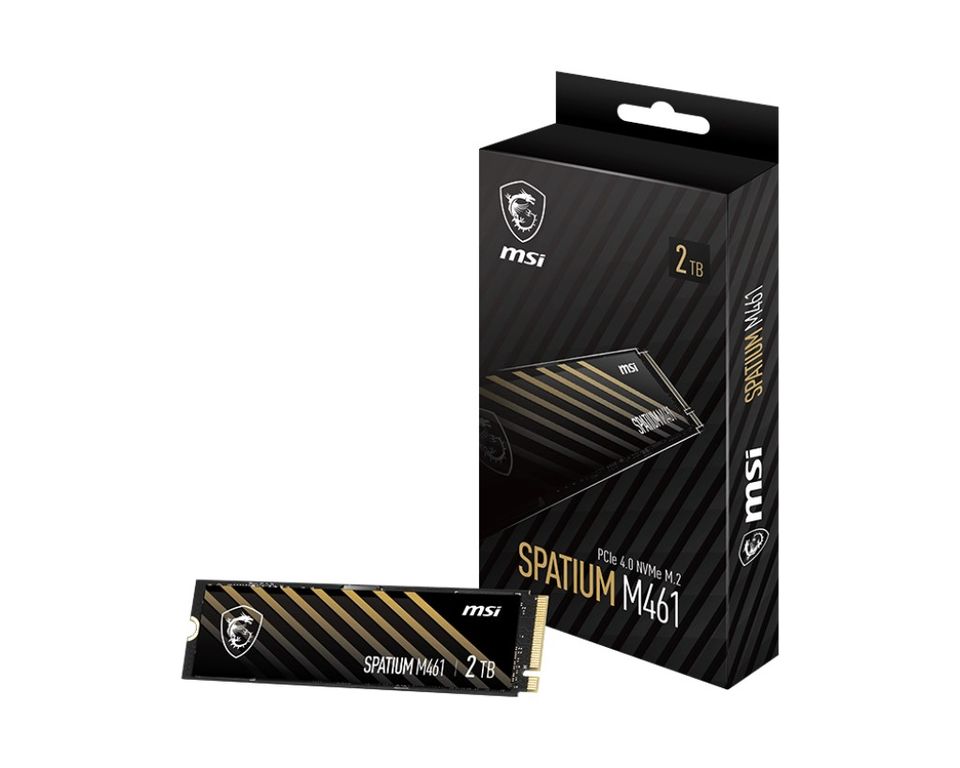 MSI Spatium M461 PCIe 4.0 NVMe M.2 2TB SSD