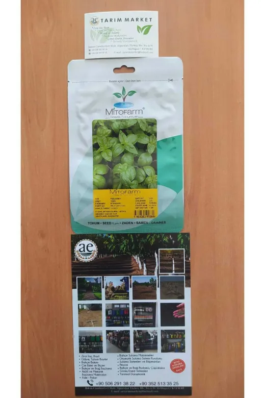 MTFRM14538169 Mitofarm  Yeşil Fesleğen Tohumu