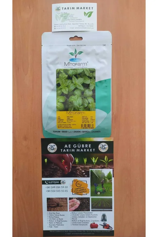 MTFRM14538169 Mitofarm  Yeşil Fesleğen Tohumu