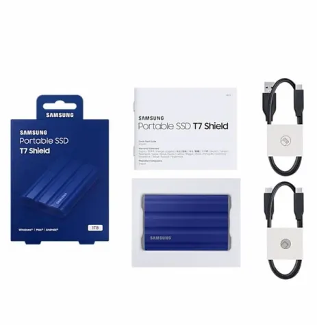 MU-PE1T0R/WW  T7 1TB Usb3.2 Taşınabilir Mavi 1000 - 1050 MB/s
