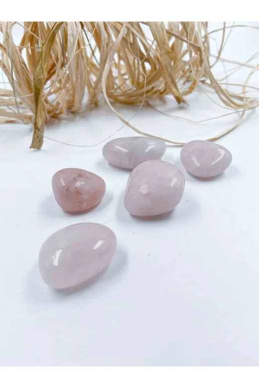 Mucize Taş TMBL4165 Pembe Kuvars Taşı Doğaltaş Tımbıl Parça