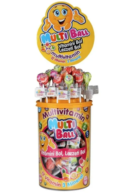 Multiball TYC06FB25DE0B62E10 Multi Ball Lolipop Multivitamin 150Lı Paket