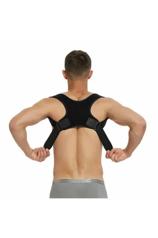 MultiFlexPro MF01 Sporcu Dik Duruş Korsesi Çapraz Profesyonel Medikal Ortopedik Sırt Kamburluk Önleyici Sporcu Korsesi