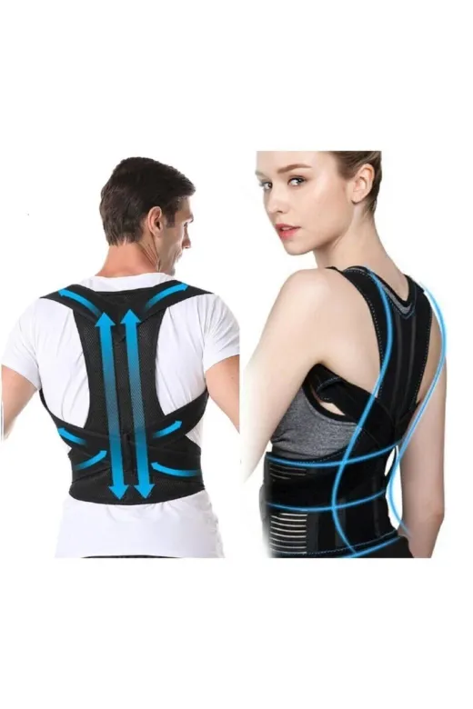 MultiFlexPro MF2212102 Balenli Dik Duruş Korsesi Kamburluk Önleyici Medikal Sırt Dik Durma Korsesi Ortopedik Korse