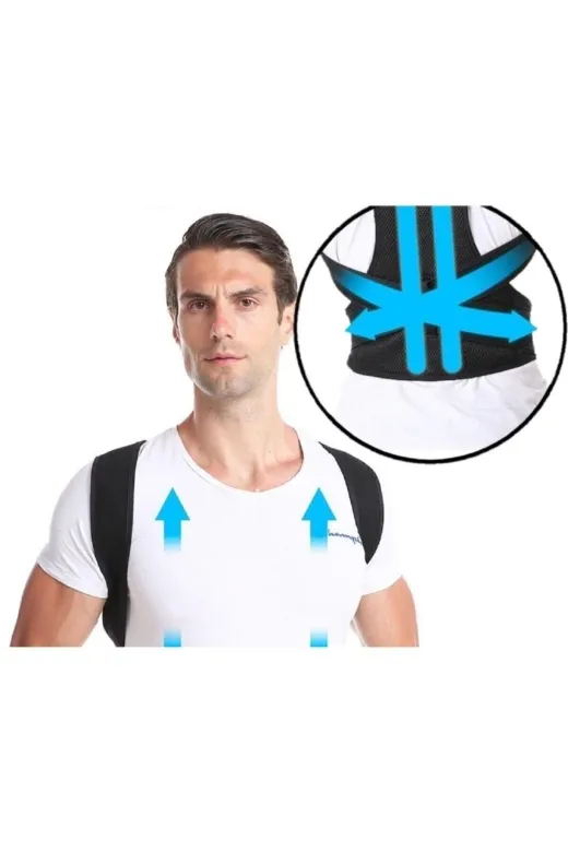 MultiFlexPro MF2212102 Balenli Dik Duruş Korsesi Kamburluk Önleyici Medikal Sırt Dik Durma Korsesi Ortopedik Korse