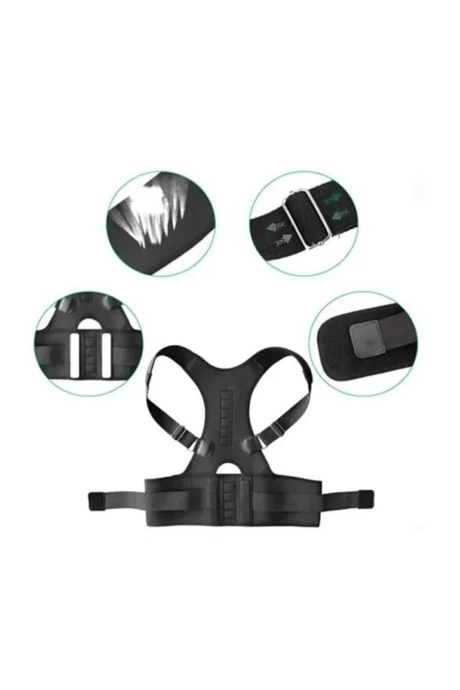 MultiFlexPro MF35 Manyetik Ayarlanabilir Dik Duruş Korsesi Kamburluk Önleyici Ortopedik Korse Medikal Korse