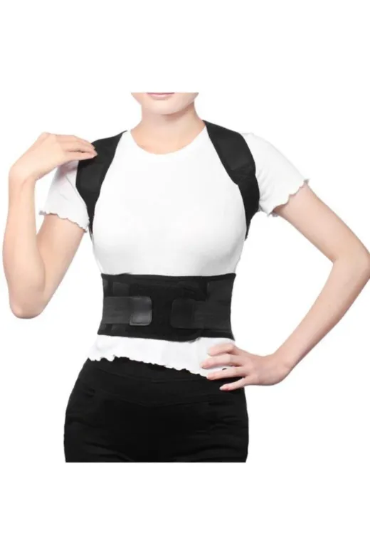 MultiFlexPro MF36 Manyetik Mıknatıslı Dik Duruş Korsesi Kadın Erkek Kamburluk Önleyici Aparat Bel Sırt Korse