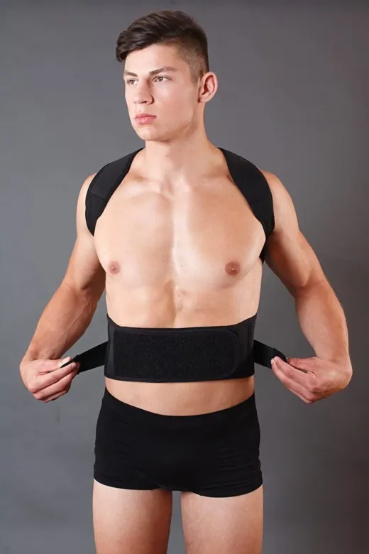 MultiFlexPro MS15 Medikal Dik Duruş Korsesi Skolyoz Kamburluk Önleyici Korse Omuz Sırt Korsesi