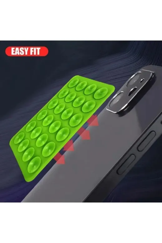 Mumifo Mİ24242416091 24 Vantuzlu Cep Telefonu Sabitleme Pedi, Motosiklet Telefon Tutucu Akrobat Çok Renkli Belirtilmemiş