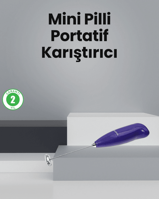 Mutfak İçin Mini El Mikseri – Kahve, Süt, Krema ve Sos Karıştırıcı