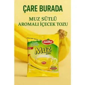 Muz Aromalı İçecek Toz 250 gr