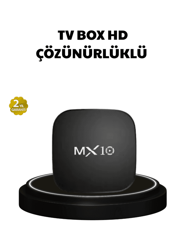 MX Box S 4K Android TV Box – Google Asistan, Dolby Ses, 8 GB Hafıza, Chromecast Desteği