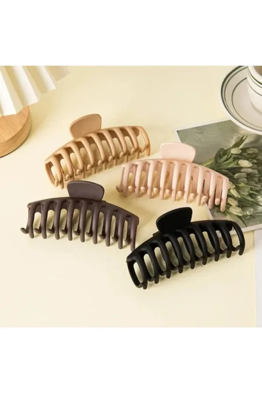 MY VİNTAGE 6lımandaltoka Kadın Ikili Model Kahverengi 6Lı Mandal Toka Set