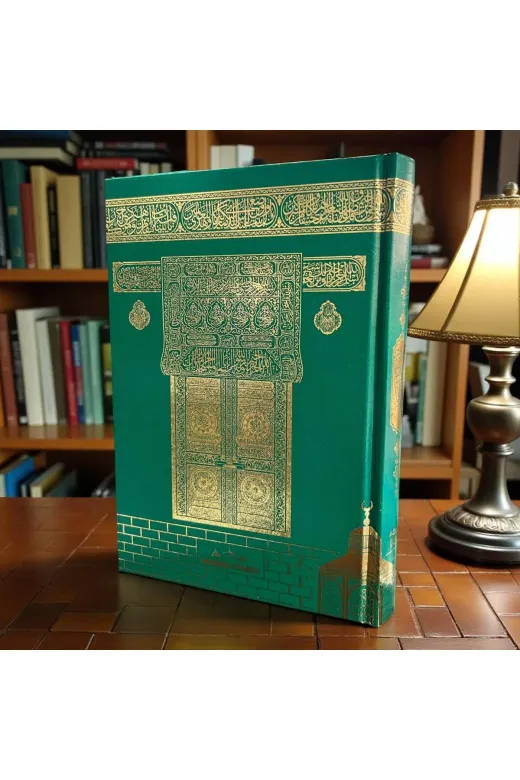 MyReal hczkrn0017 Kolay Okunuşlu Cami Boy Kuran-I Kerim (23X34) - Qr Kodlu, Yeşil Özel Cilt + Ayıraç Hediyeli