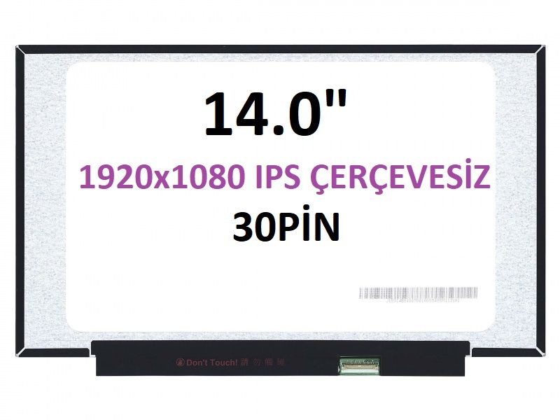 N140HCA-EAE Rev.C1 14’’ Ekran 30 Pin Slim Led Panel IPS 1080p