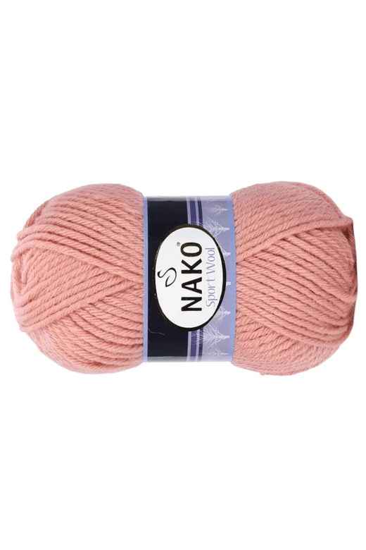 Nako RT-HSA7QLT548 1 Adet Sport Wool Atkı Bere Ceket Yelek Örgü İpi Yünü No: 2807 Bonsai Çiçeği