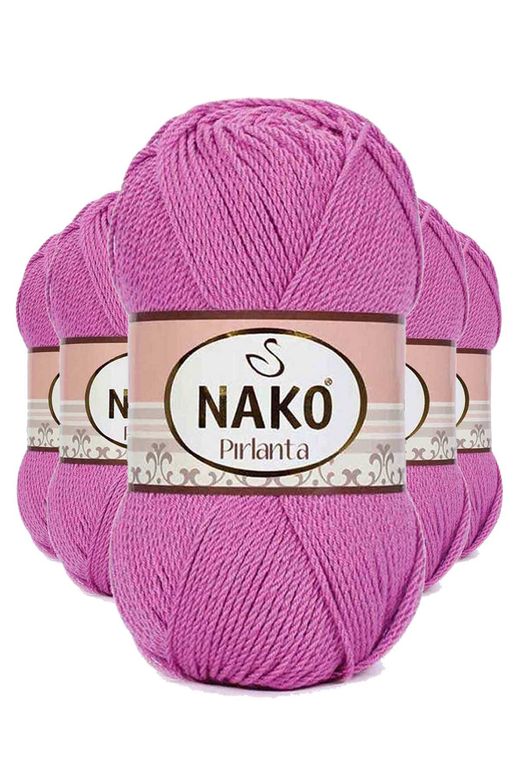 Nako RT-RYL-5ARNKPRL1249 5 Adet Pırlanta Amigurumi El Örgü İpi Yünü Gül 1249