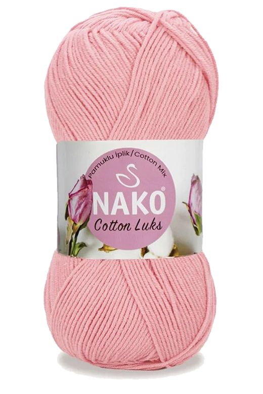 Nako RT-RYL-HMR16150 5 Adet Cotton Lüks Yelek Tunik Kazak Bluz Hırka İpi Yünü Açık Pembe 97548
