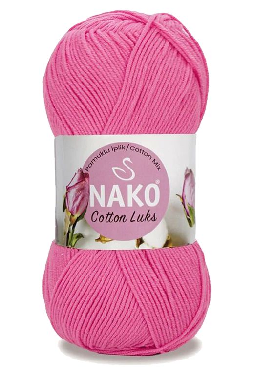 Nako RT-RYL-HMR16155 5 Adet Cotton Lüks Yelek Tunik Kazak Bluz Hırka İpi Yünü Koyu Pembe 97550