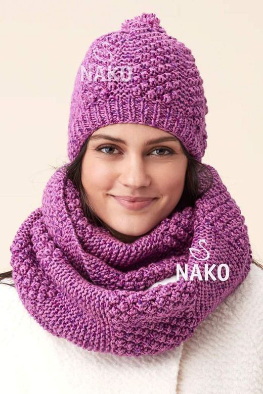 Nako RT-RYL-NWNKVT31764-5 5 Adet Vega Tweed Premium Akrilik El Örgü İpi Yünü No: 31764