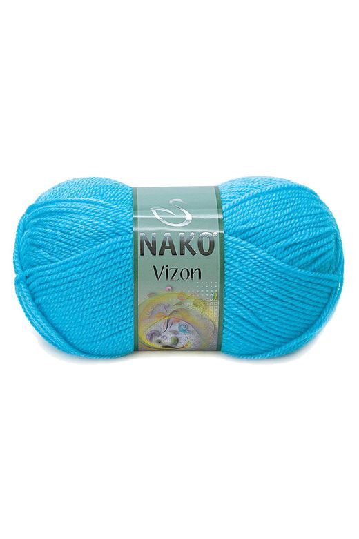 Nako RT-RYL-NWNKVZ235-5 5 Adet Vizon Premium Akrilik El Örgü İpi Yünü Renk No:235 Nazar Boncuğu