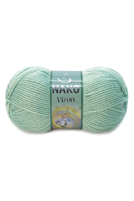 Nako RT-RYL-NWNKVZ292-5 5 Adet Vizon Premium Akrilik El Örgü İpi Yünü Renk No:292 Çağla Yeşil